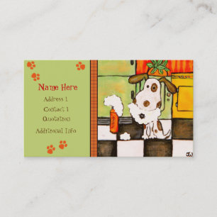 Summer Walk With Dogs and Cats Business Cards