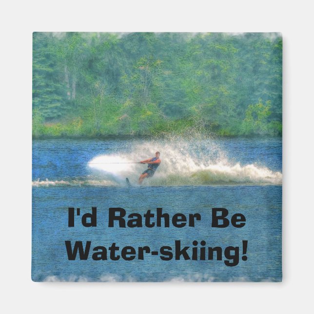 Summer Water-skiier and Lake Magnet (Front)