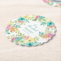 Summer Watercolor Floral Custom 100th Birthday