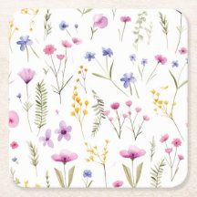 Summer Watercolor Wildflowers