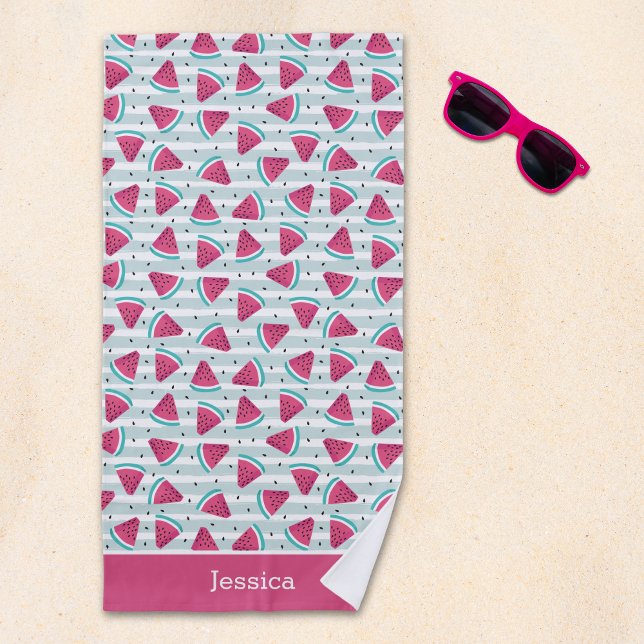 Summer Watermelon Beach for Kids Towel (Creator Uploaded)