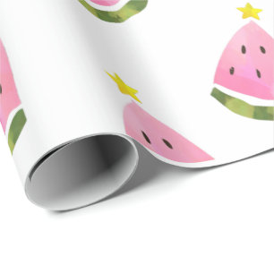 Summer Watermelon Christmas Xmas Tree Wrapping Paper