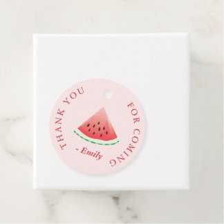Summer Watermelon Favour Tags