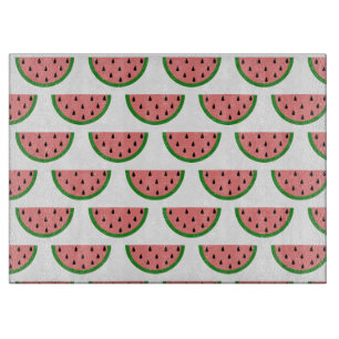 Summer Watermelon Fruit Slice Pattern Cutting Board