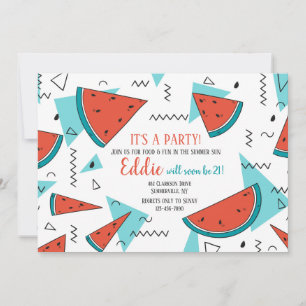 Summer Watermelon Invitations