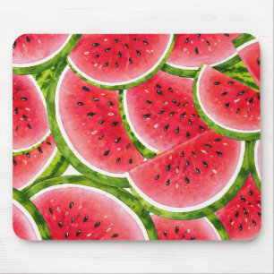 Summer Watermelon Pattern Mouse Pad