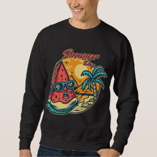 Summer Watermelon Summer Fruit Lover Summer Vacati Sweatshirt