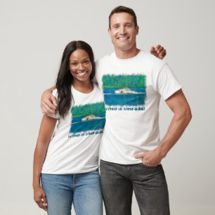 Summer Waterskiier and Lake T-Shirt