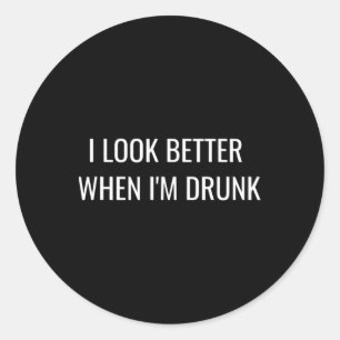 Summer Wear Graphic Tees Funny Cotton Classic Round Sticker