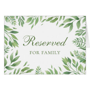 Summer wedding. Botanical garden reserved sign