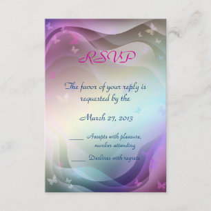 Summer Wedding RSVP cards