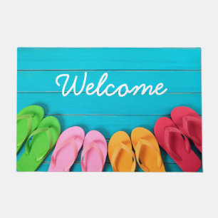 Summer Welcome Door Mat