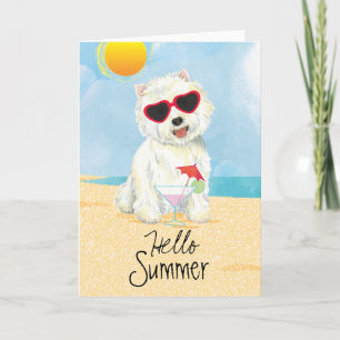 Summer Westie Card
