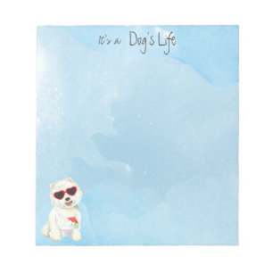 Summer Westie Notepad