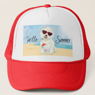 Summer Westie Trucker Hat