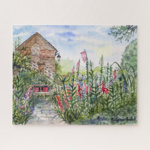 Summer Wildflower English Garden in York Jigsaw Puzzle