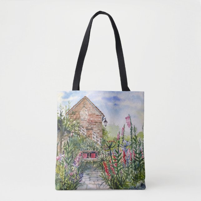 Summer Wildflower English Garden in York Tote Bag (Front)