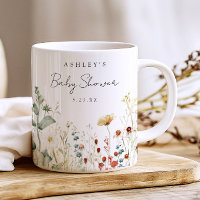 Summer Wildflower Field Baby Shower Favour