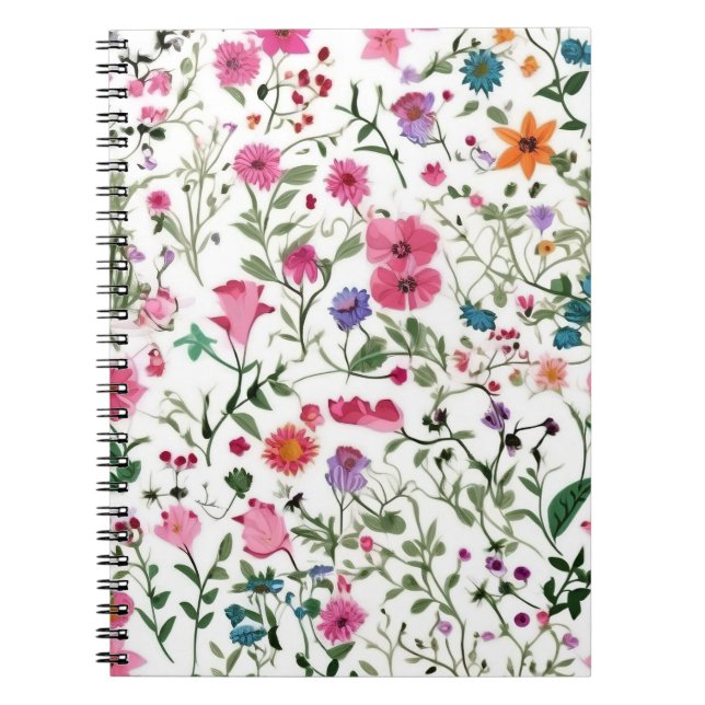 Summer Wildflower Garden Notebook (Front)