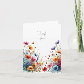 Summer Wildflower In Bloom Spring flower  Card