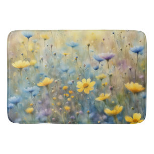 Summer Wildflower Meadow Bath Mat