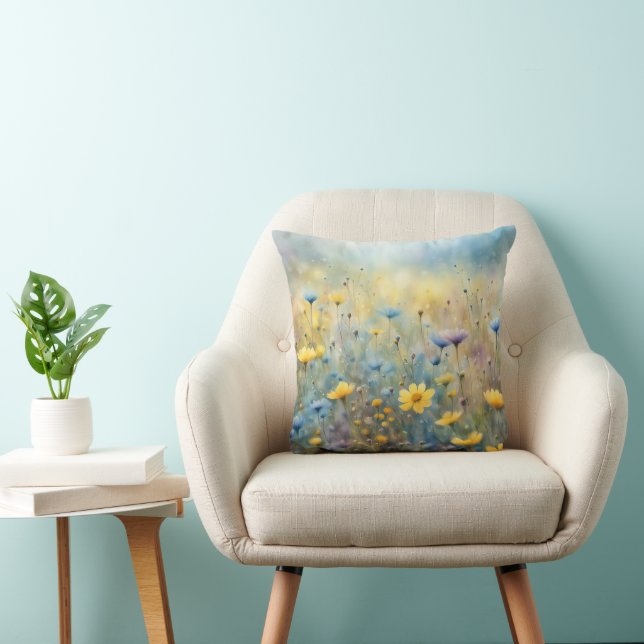 Summer Wildflower Meadow Cushion (Chair)