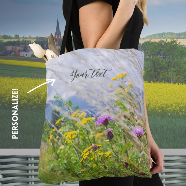 Summer Wildflower Meadow Tote Bag (Creator Uploaded)