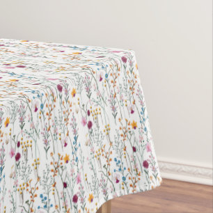 Summer Wildflower Pattern Tablecloth