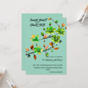 Summer Wildflower Wedding Invitation trendy