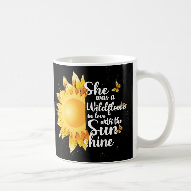 Summer Wildflowers and Sunshine Coffee Mug (Right)