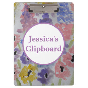 Summer Wildflowers  Clipboard