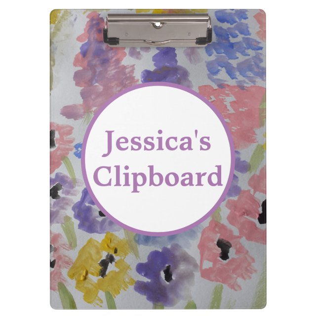 Summer Wildflowers  Clipboard (Front)