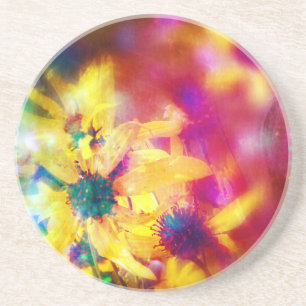 summer Wildflowers Coaster