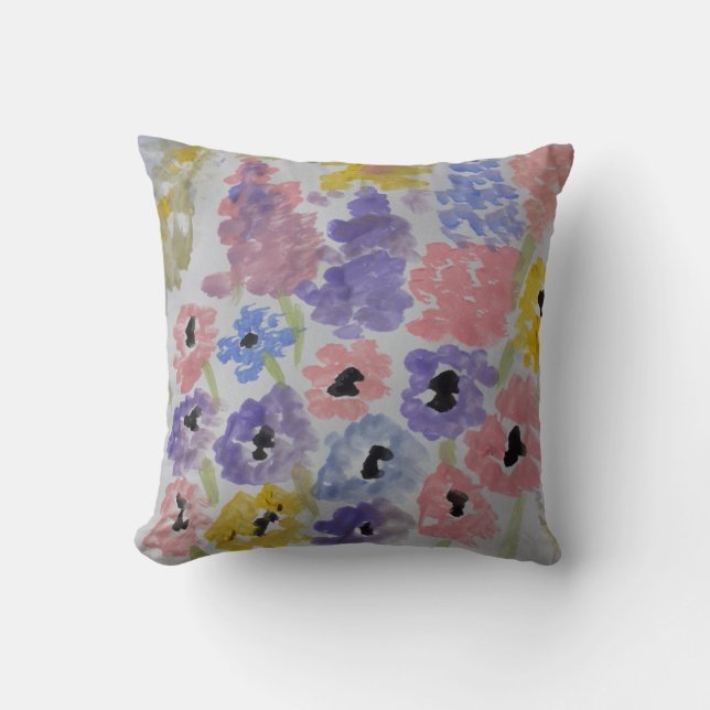 Summer Wildflowers Cushion (Front)