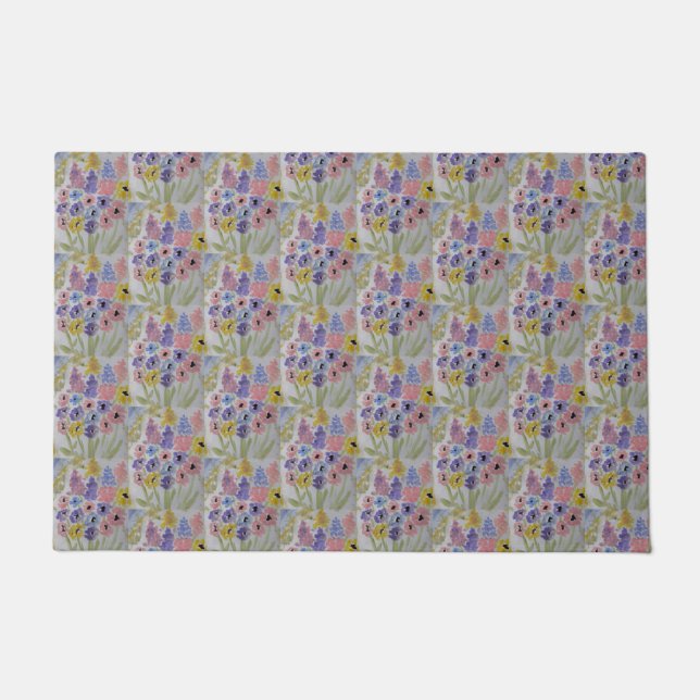Summer Wildflowers  Doormat (Front)