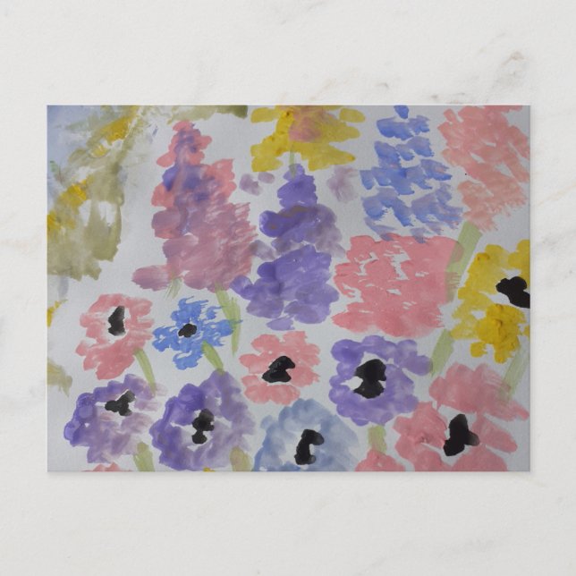 Summer Wildflowers  Postcard (Front)