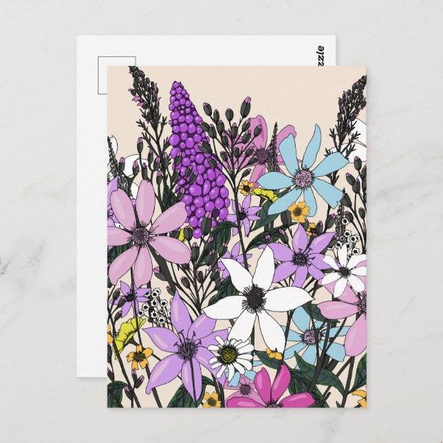 Summer Wildflowers Postcard (Front/Back)