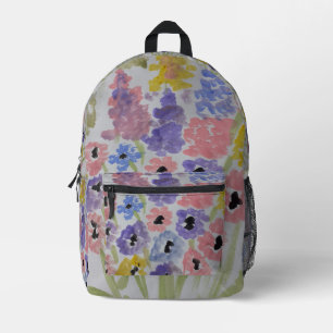 Summer Wildflowers Printed Backpack