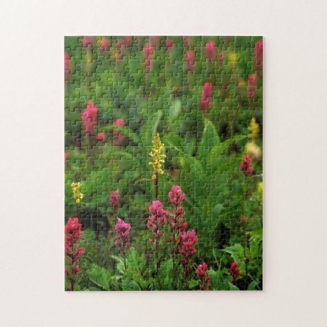 Summer Wildflowers Send Forth A Riot Of Colour Jigsaw Puzzle (Vertical)