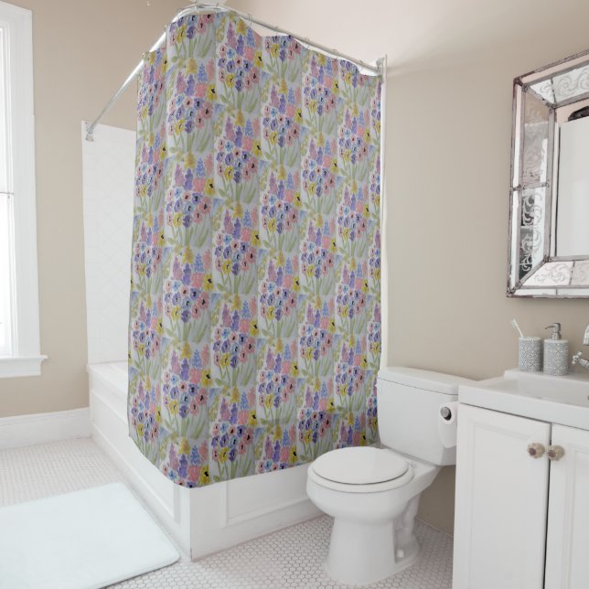 Summer Wildflowers  Shower Curtain (In Situ)