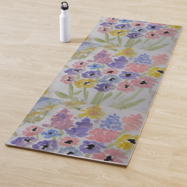 Summer Wildflowers  Yoga Mat (In Situ)