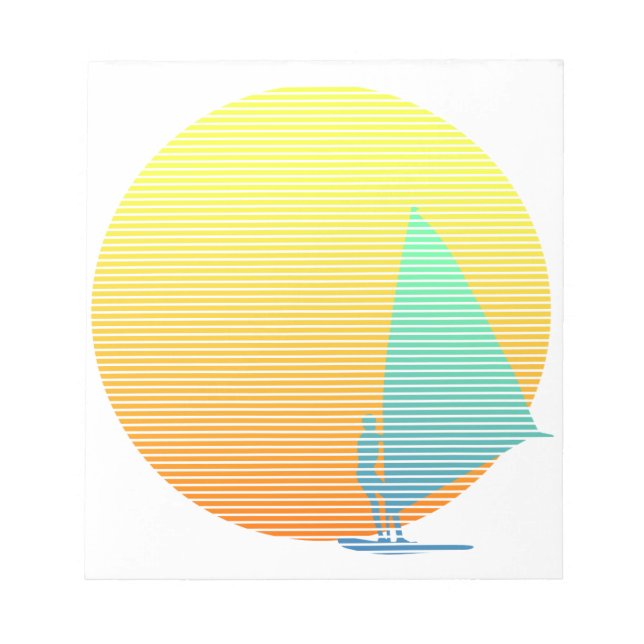 Summer Windsurfer Notepad (Front)