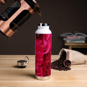 Summer  & Winter Classic Rose Flower  Water Bottle