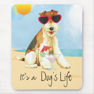 Summer Wire Fox Terrier Mouse Pad