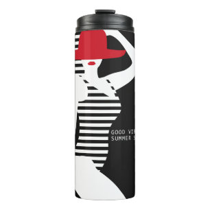Summer Woman custom name tumbler