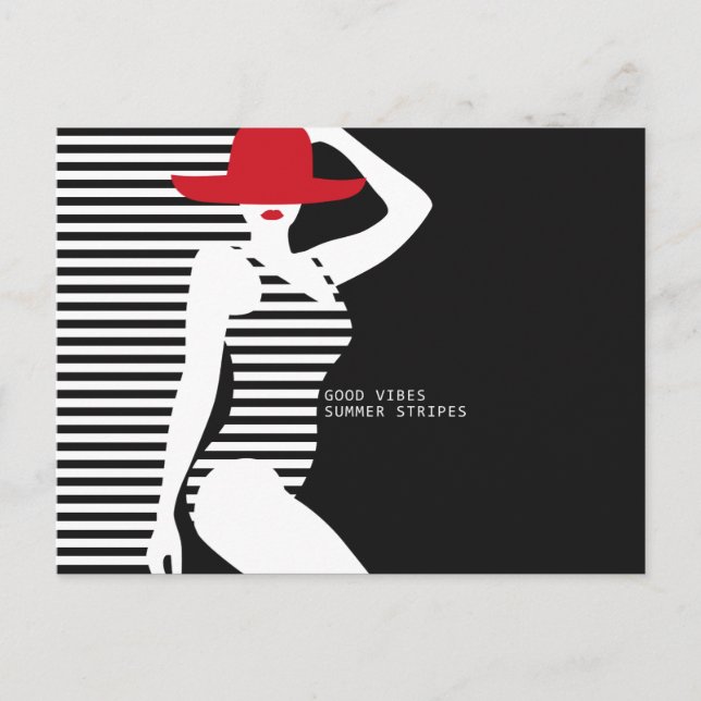 Summer Woman postcard (Front)