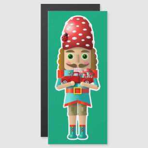Summer Woodland Nutcracker with Little Red Truck