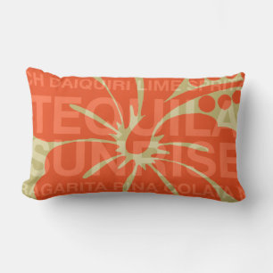 Summer Words Cocktails and Hibiscus Pillows