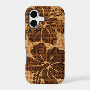 Summer Words Hawaiian Hibiscus iPhone 5 Case