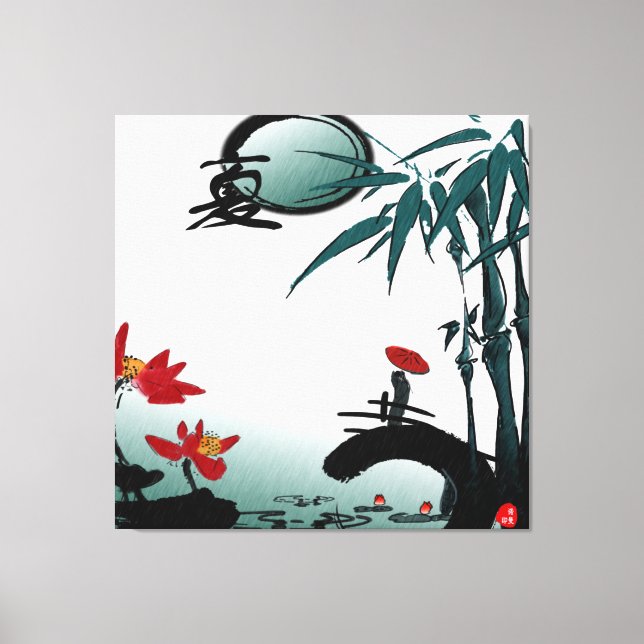Summer Wrapped Canvas (Front)